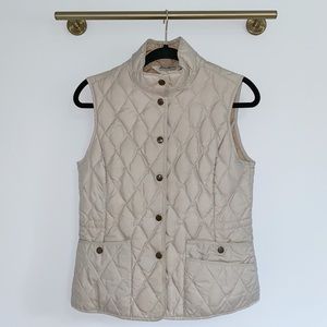 Eddie Bauer Diamond Quilt Goose Down Vest
